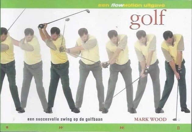 Golf, een succesvolle swing op de golfbaan Mark Wood